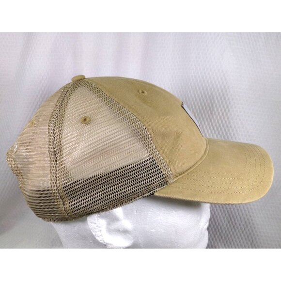 Carhartt Mens Tan Trucker Hat Mesh Back Snapback Cap - Picture 3 of 7